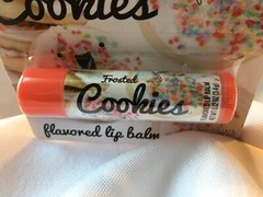Qty 2 PACKAGES Taste Beauty FROSTED COOKIES Flavored Lip Balm NEW~Free Ship