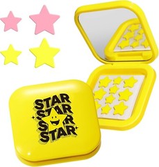 Cute Case with Pimple Patches for Face, Little Compact with Pink & Yellow MED140