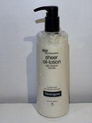 Neutrogena Sheer Oil-Lotion Light Sesame Formula 32 oz Pump Bottle New