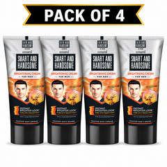 Smart And Handsome Radiance Face Cream Men 60g Pack of 4 Bright Look
