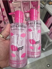 Juicy Couture Berry Kiss Shimmer Body Oil 8 oz Pink Glow New