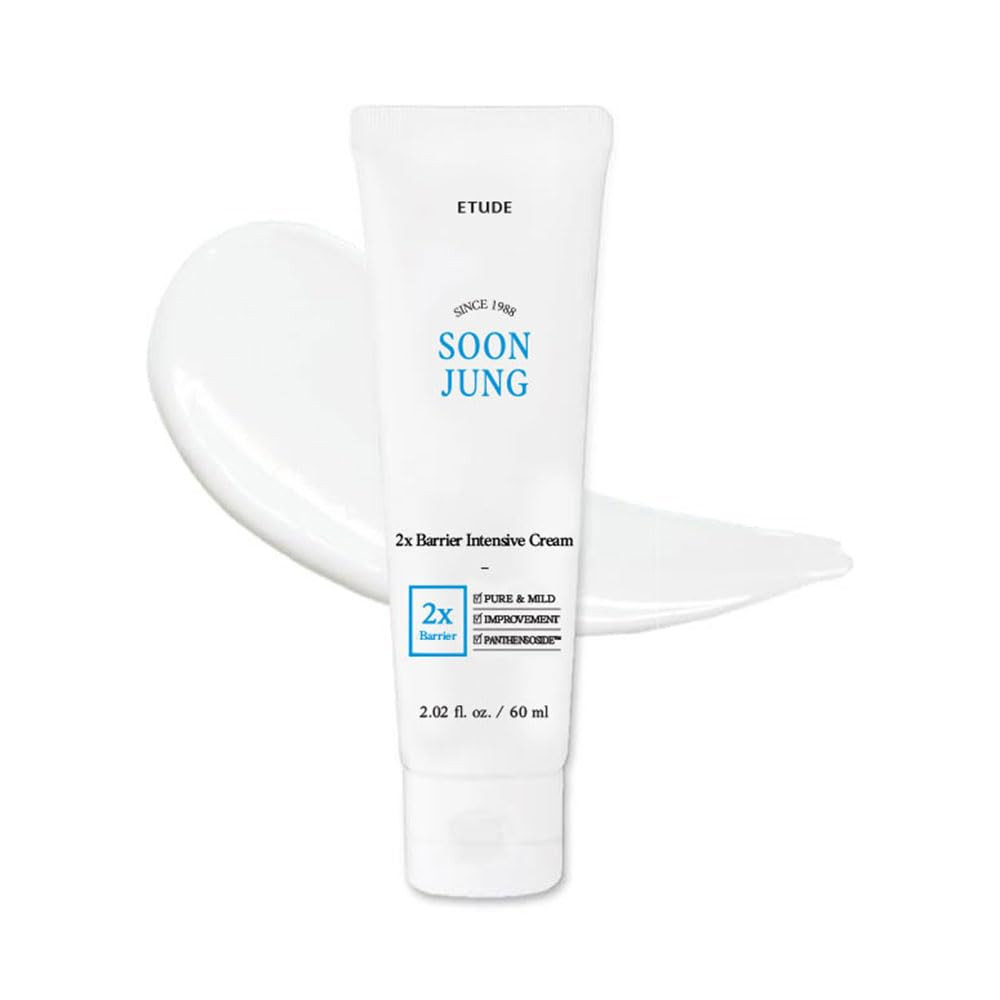 Soonjung 2X Intensive Cream for Barrier Repair, Soothing Moisturizer 2.02 Fl Oz