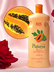 Papaya Body Lotion Natural Whitening Moisturizer Vitamin E, 600ml USA Stock