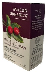 1- AVALON ORGANICS Wrinkle Therapy W/CoQ10 & Rosehip FACIAL SERUM (16ml) SeePics
