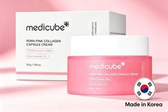 Medicube PDRN Pink Collagen Capsule Cream 55g Niacinamide 5% Korean Skincare