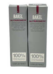 Bakel Nutriremedy 24H Comfort Cream Very Dry Skin 0.33fl.oz./10ml LOT OF 2