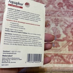 Aquaphor Lip Repair Ointment Moisturizing Lip Balm Pack Relieves Dryness 0.35…