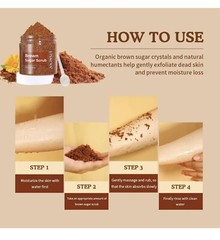 Liyalan Brown Sugar Body Scrub 250g/8.8oz