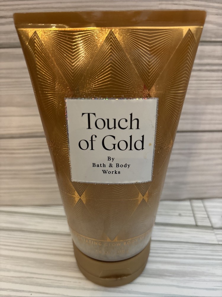 Bath & Body Works Touch Of Gold Exfoliating Glow Body Scrub 7.4oz./210g