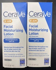 2 pack – CeraVe AM Facial Moisturizing Lotion 3 oz