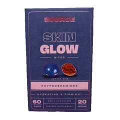 Sourse Skin Glow Bites Vitamin Infused Chocolate Skin Health 60ct/4.4oz BB 09/26