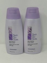 Avon Skin So Soft Age-Defying Body Lotion Lot of 2 Renew & Refresh 12 fl oz NOS