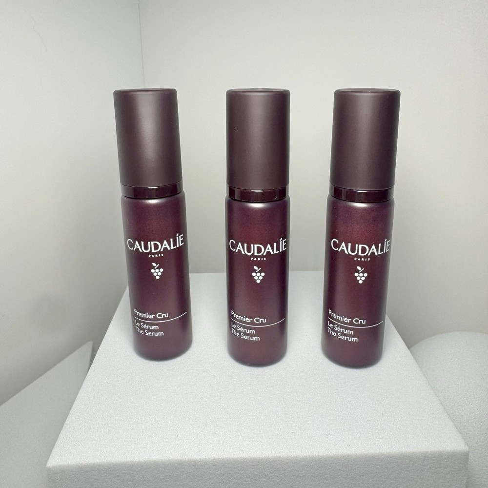 3 x Caudalie Premier Cru The Serum 10ml/.3 oz each NEW! FAST SHIP!
