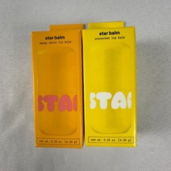 Starface Star Balm Lip Balm Duo Mango & Unscented