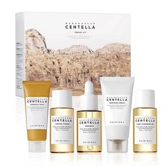 SKIN1004 Madagascar Centella Travel Kit, Toner, Ampoule, Soothing Cream, Clean