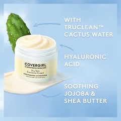 COVERGIRL Clean Fresh Skincare Dry Skin Corrector Face Cream, 2.0 fl oz