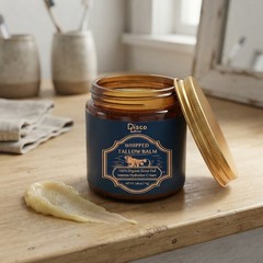 Natural Skin Repair Balm – 100% Grass Fed Beef Tallow & Hydrating Oils, 8.15 oz