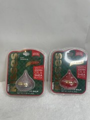 Hershey’s Kisses Lot Of 2 Lip Balms Cherry Cordial & Mint Truffle 0.28 oz