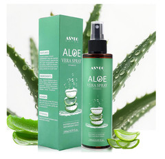Aloe Vera Spray 180 ml – 99% Organic Pure Aloe Vera Spray for Face, Body & Hair,