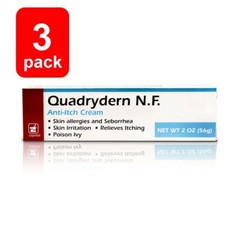 3 QUADRYDERN N.F CREAM SKIN ALLERGIES AND IRRITATION 2 OZ