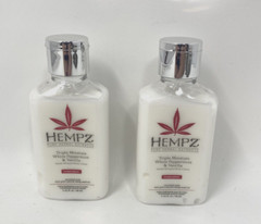 2 CT–Hempz Triple Moisture White Peppermint & Vanilla Herbal Moisturizer 2.25oz