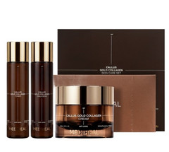 MEDIHEAL Callus Gold Collagen Skin Care Set – Toner, Emulsion, Cream & Sheet Mas