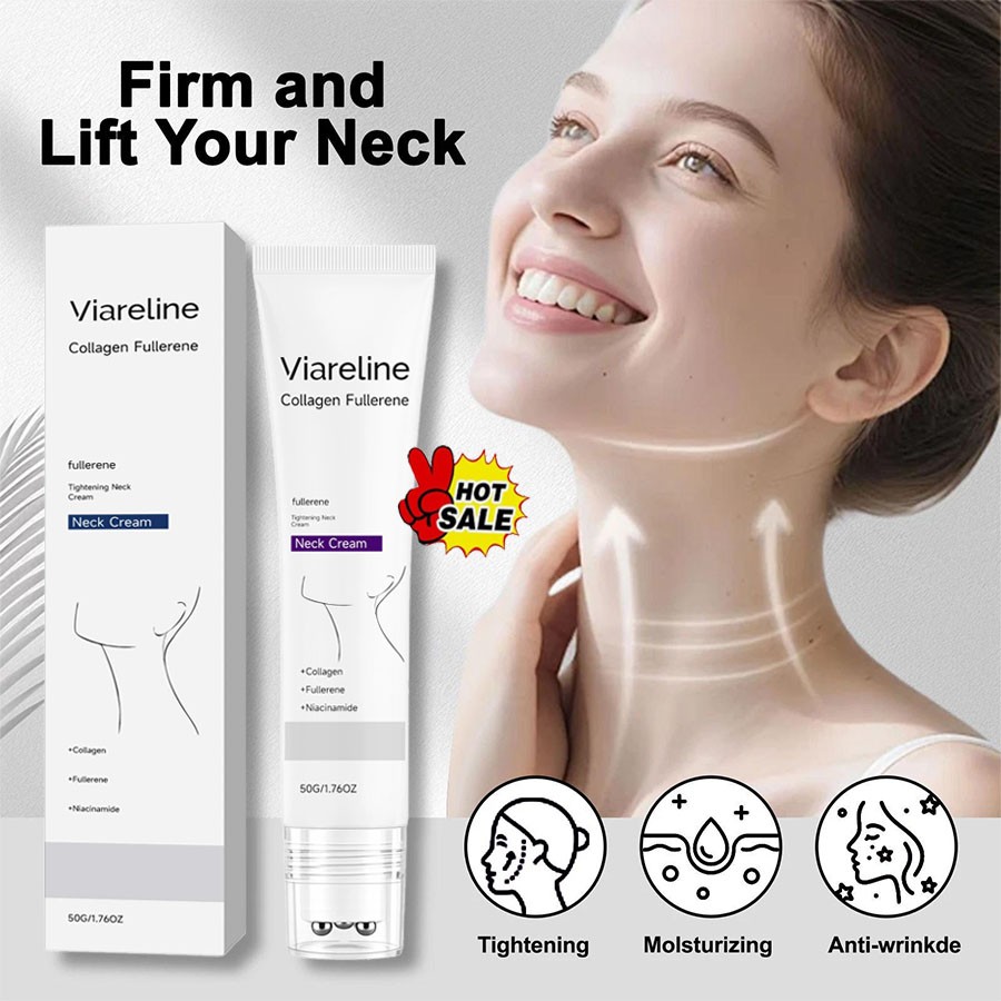 Magic Collagen Fullerene Neck Cream – Neck Skincare with Collagen Peptides