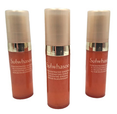 3 x Sulwhasoo Concentrated Ginseng Renewing Serum, 5 ml /0.16 fl oz, Exp 10/2027