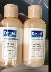 (2) Dermasil Labs Oatmeal Milk Toner 4oz Oatmeal & Snow Mushroom