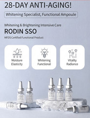 Coreana Rodin SSO White Up Ampoule 28 Days Set K-Beauty Dark Spot Corrector