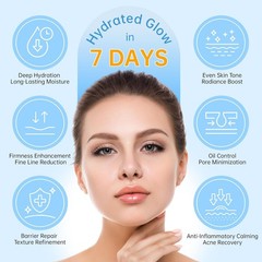 5 Ultra Hydrating Serum Vials with Niacinamide Collagen 30Pcs