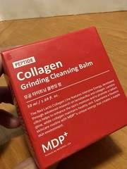 MDP+ Red Lacto Collagen Grinding Cleansing Balm 50ml Peptide Makeup Remover