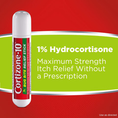 Cortizone-10 1% Hydrocortisone Bug Bite Relief Stick Fast Itch Care