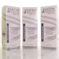 3 SATIN SMOOTH EXFOLIATING FOAMING CLEANSER 5oz