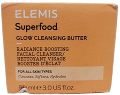 Elemis Superfood Glow Cleansing Butter 90ml Hydrates Softens Cleanses Face{L}