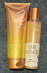 Bath & Body Works Tiare Monoi Body Oil & In The Sun Body Cream New Discontinued
