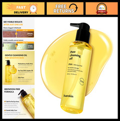 PHA Pore Cleansing Oil for Sensitive Skin – Makeup Remover, Deep Cleanser, 10.14