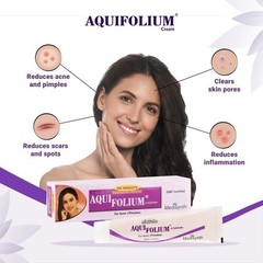 Medisynth Aquifolium Cream 20g Homeopathic Acne Pimples Scar Treatment Pack of 2