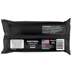 DUDE WIPES MAN SHARK TANK FLUSHABLE ON THE GO PRODUCTS UNSCENTED BUTT 480 CT XL