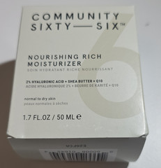 Community Sixty-Six Nourishing Rich Moisturizer Vegan Fragrance-Free 1.7 oz