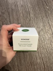 Sonage Tulsi Soothing Tri Clay Face Mask, The New Natural, 1 fl oz