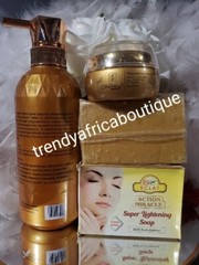 Le Asian White Snail Mucin & Niacinamide Lotion, Glow Face Cream & Eclat Soap.