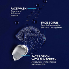 NIVEA MEN Maximum Hydration Face Wash, Face Wash with Provitamin B5 and Aloe Ver