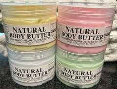 5oz. Natural Body Butter with Shea Butter & Mango – Pick your scent * FREE SHIP