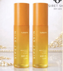 Siret Skin Turmeric Body Oil Moisturizer Brightening Toning Glowing 120 mL