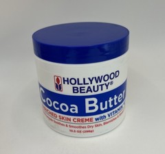 [HOLLYWOOD BEAUTY] COCOA BUTTER SKIN CREME WITH VITAMIN E 10.5oz Exp 2/2027