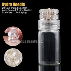 New Hydra( 20 Pins) Derma Stamp With bottle Auto Serum Applicator For Face ,Acne