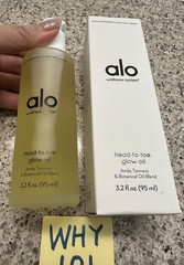 ALO Head-to-Toe Body Glow Oil Amla, Turmeric 3.2oz/95mL FULL SZ SEALED BOX $48