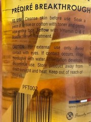 Predire Paris Vitamin C & E Boosting Facial Toner