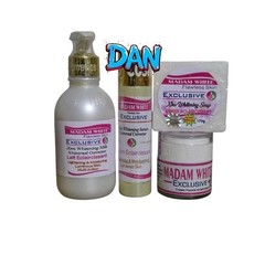 Evob 4pc. Madam-Whitte exclusive body lotion 1, face cream 1, serum 1, Bar 1